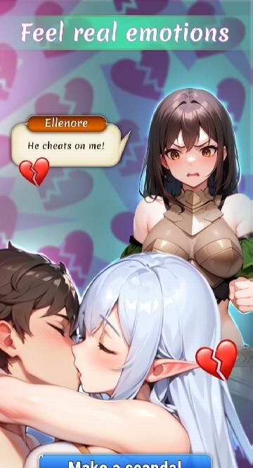 Anime Dating Sim: 18+ Stories - скриншот 4