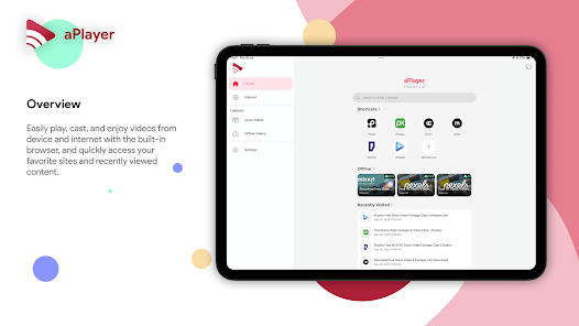 aPlayer - Video Play, Web Cast - скриншот 9