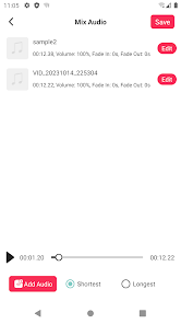 Audio Editor Pro - скриншот 3