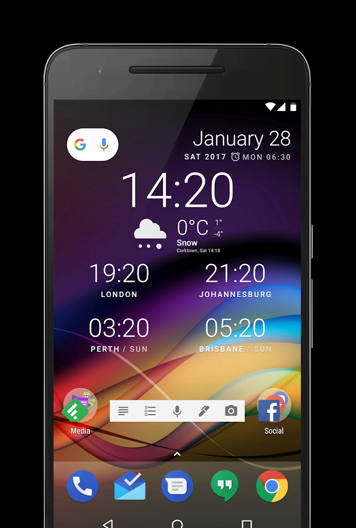 Chronus Home & Lock Widget - скриншот 2