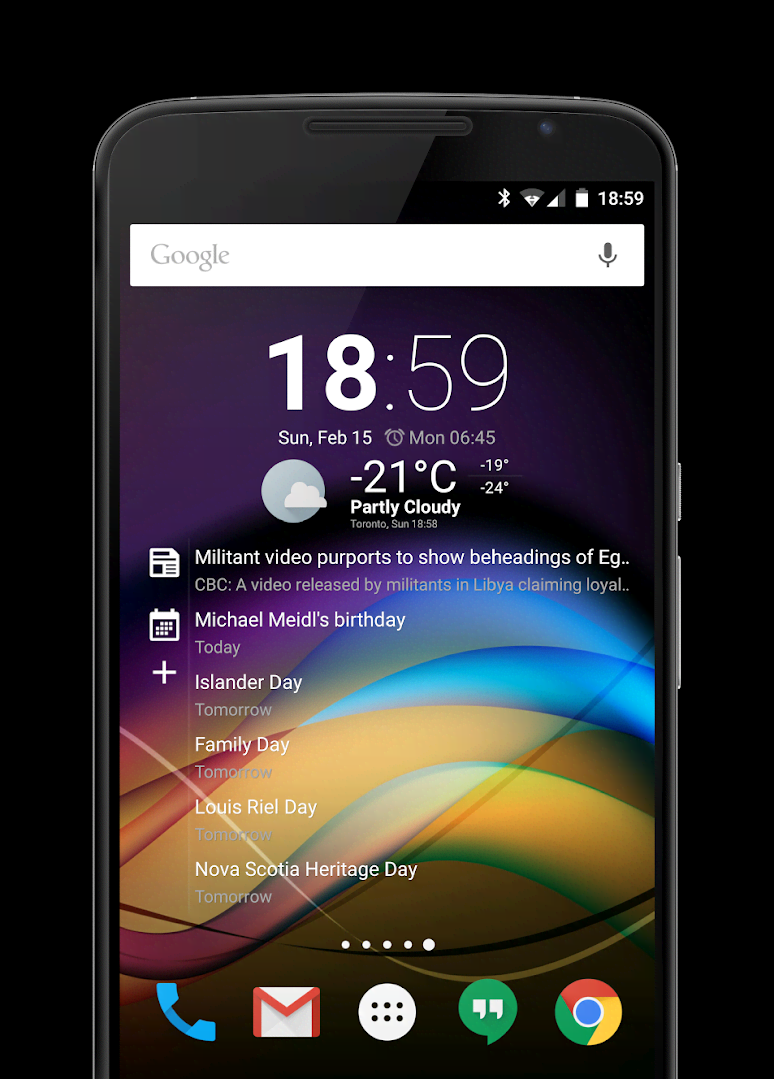 Chronus Home & Lock Widget - скриншот 3
