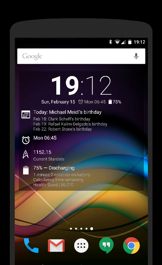 Chronus Home & Lock Widget - скриншот 4