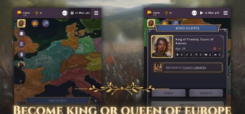 Clovis Medieval Grand Strategy - скриншот 4