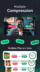 Compress, Reduce Video Size - скриншот 1