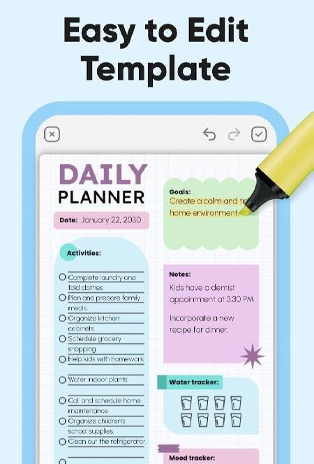 Daily Planner, Weekly Planner - скриншот 2