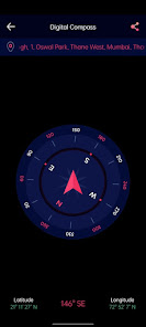 Digital Compass & Weather LIVE - скриншот 3