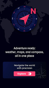 Digital Compass & Weather LIVE - скриншот 6