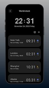 Flip Clock: World Clock - скриншот 5