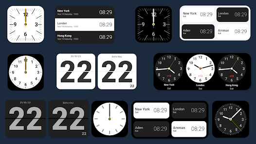 Flip Clock: World Clock - скриншот 9
