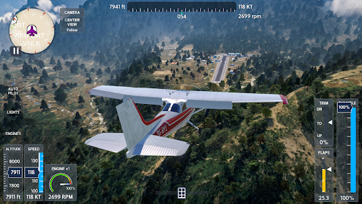 FlyWings 2026 Flight Simulator - скриншот 1