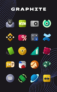 Graphite Icon Pack - скриншот 1