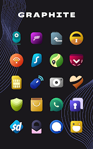 Graphite Icon Pack - скриншот 2