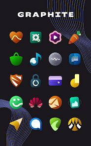 Graphite Icon Pack - скриншот 4