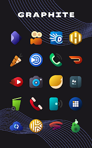 Graphite Icon Pack - скриншот 5