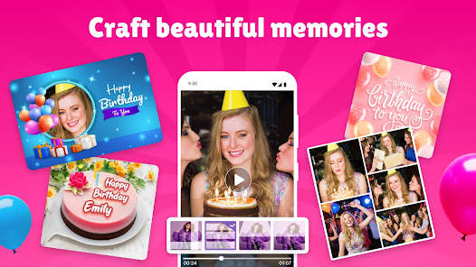 Happy Birthday Video Maker - скриншот 7