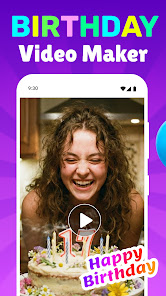 Happy Birthday Video Maker - скриншот 8