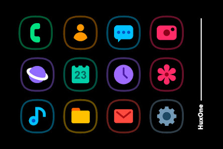 HuxOne Dark - Icon Pack - скриншот 4