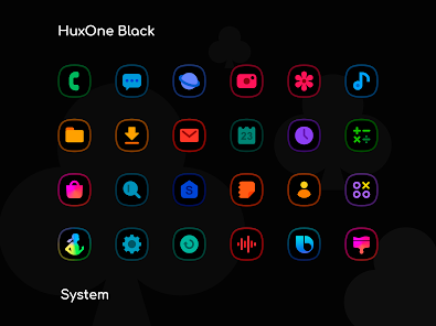 HuxOne Dark - Icon Pack - скриншот 5