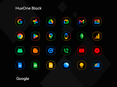 HuxOne Dark - Icon Pack - скриншот 6
