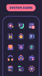 Mello Night Icon Pack - скриншот 1
