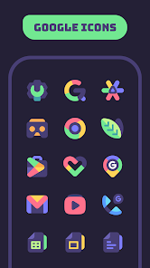 Mello Night Icon Pack - скриншот 3