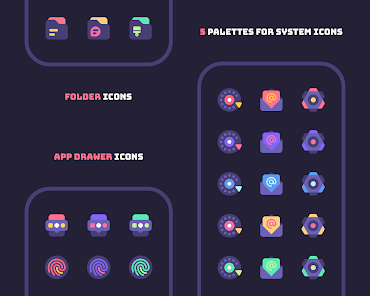 Mello Night Icon Pack - скриншот 6