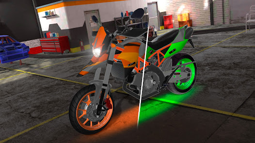 Motorcycle Real Simulator - скриншот 1