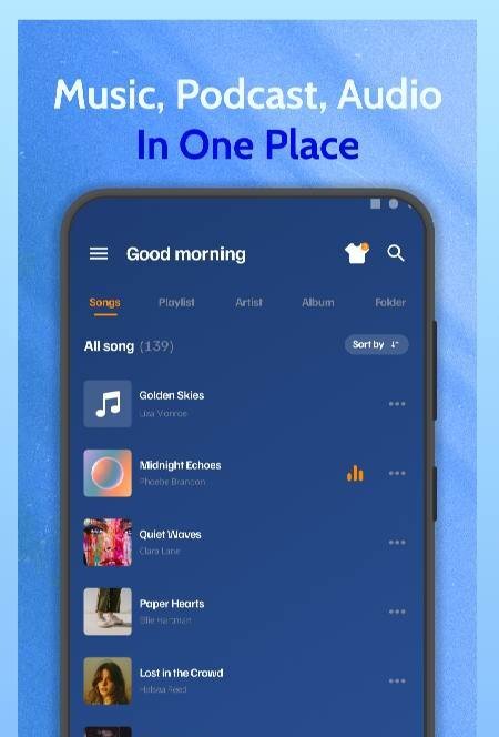Muzee: Offline Music Player - скриншот 3