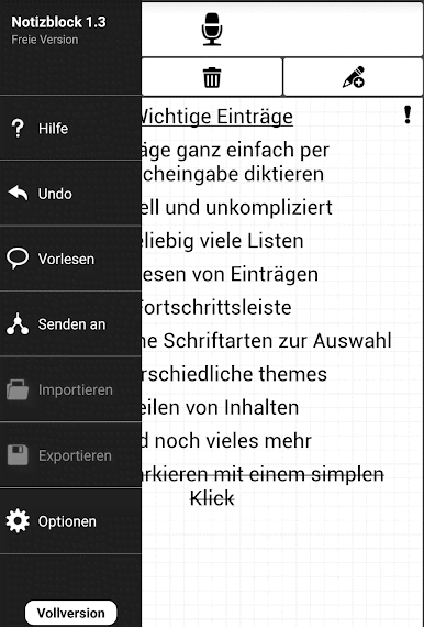 Notepad with voice input - скриншот 3