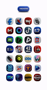One UI Fluffy Icon Pack - скриншот 3