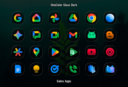 OneColor GlassDark - Icon Pack - скриншот 1