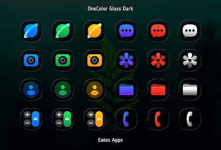OneColor GlassDark - Icon Pack - скриншот 2
