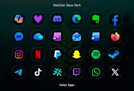 OneColor GlassDark - Icon Pack - скриншот 3