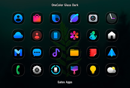 OneColor GlassDark - Icon Pack - скриншот 5