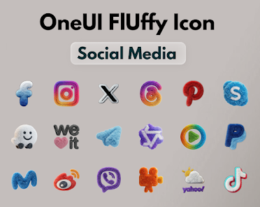 OneUI Fluffy Icons - скриншот 2