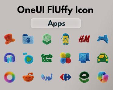 OneUI Fluffy Icons - скриншот 3
