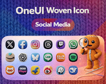 OneUI Woven Icon pack - скриншот 2