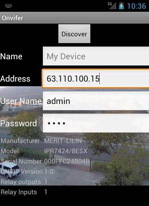 ONVIF IP Camera Monitor (Onvifer) - скриншот 1