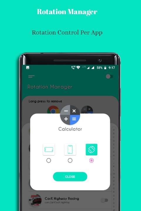 Rotation Manager - Screen Control - скриншот 1