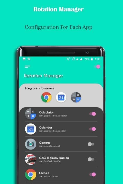 Rotation Manager - Screen Control - скриншот 2