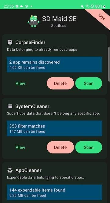 SD Maid 2 SE - System Cleaner - скриншот 1