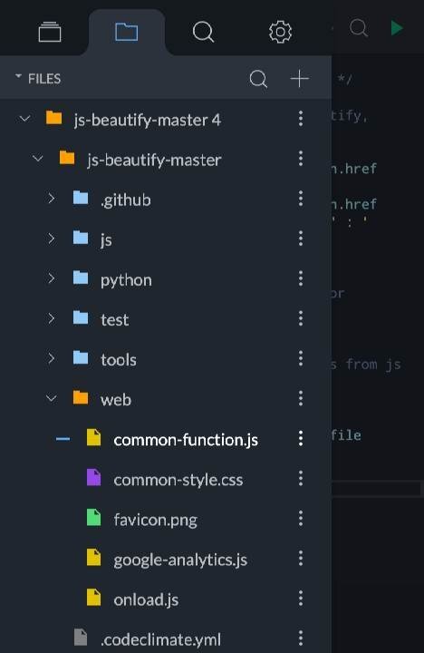 Spck Code Editor / JS Sandbox / Git Client - скриншот 3
