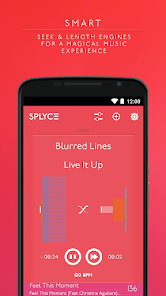 Splyce music player and automix - скриншот 3