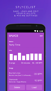 Splyce music player and automix - скриншот 4
