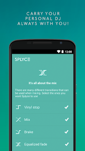 Splyce music player and automix - скриншот 6
