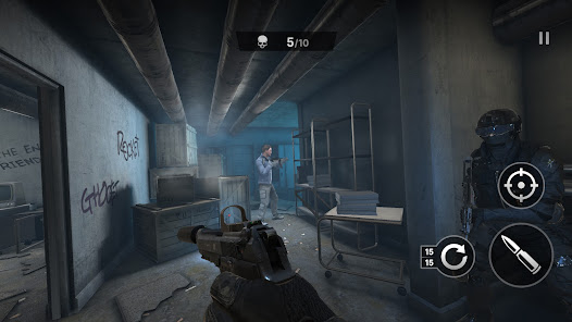 SWAT Shooter Police Action FPS - скриншот 1