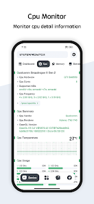 System Monitor Cpu Ram Booster - скриншот 8