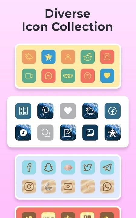 Themes: Widgets & Icon Changer - скриншот 4