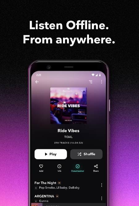 TIDAL Music - Hifi Songs, Playlists, & Videos - скриншот 3