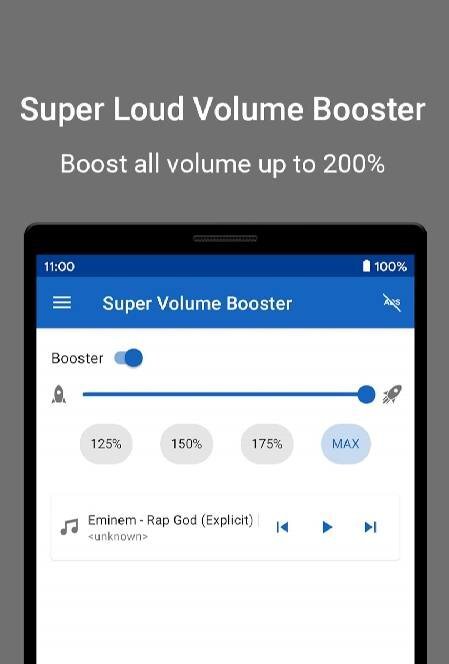 Volume+: Super Volume Booster, Sound - скриншот 1